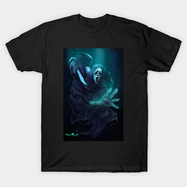 SCREAM GHOST FACE KILLER ORIGINAL ART T-Shirt by Triple R Art